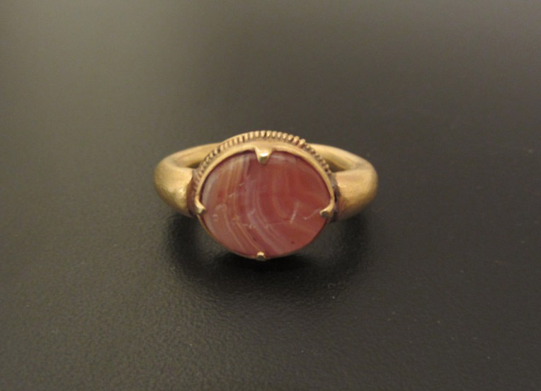 Carnelian and Gold Intaglio Ring