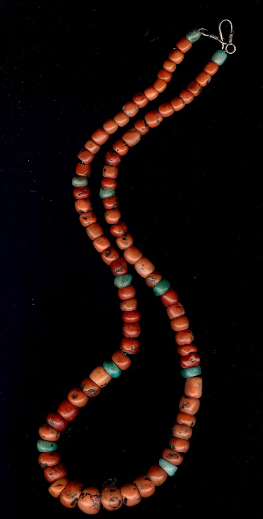 Coral and Amazonite