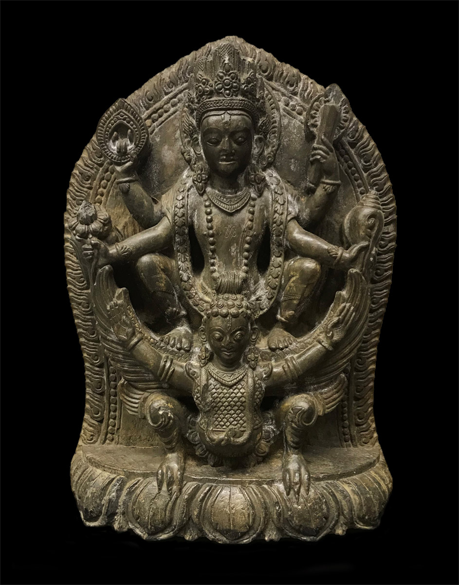 Vishnu on Garuda